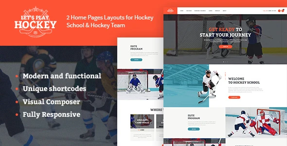 Let’s Play | Hockey School & Winter Sports WordPress Theme